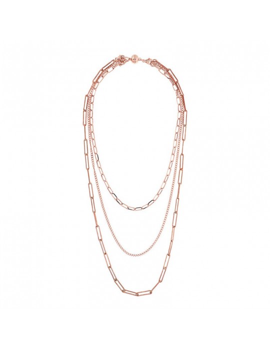 Bronzallure Necklace - Purity - Multiwire - Magnetic Closure - WSBZ01965R