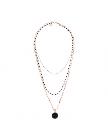 Collana Bronzallure - Variegata - Multifilo -Spinello Nero-WSBZ01872BS 2