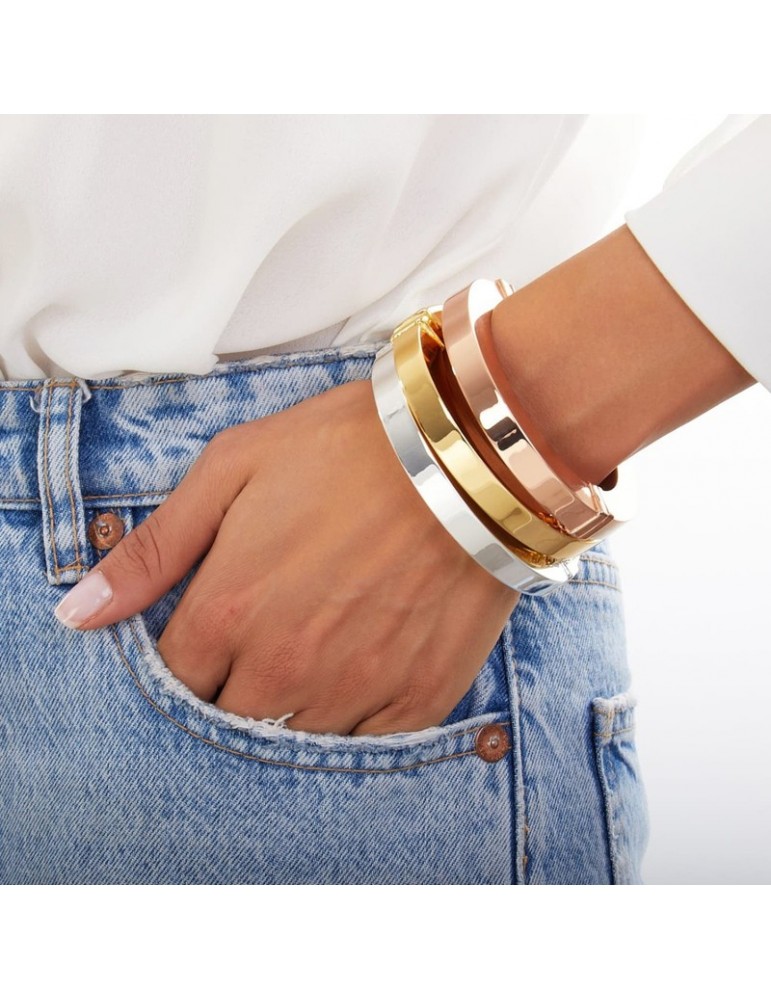 Unoaerre Bracelet - Square - Art Decò - Gold 24 Kt - 4EXB004G-1AR