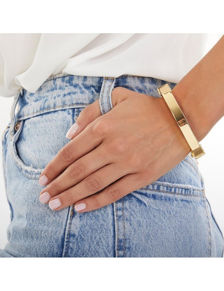 Unoaerre Bracelet - Square - Art Decò - Gold 24 Kt - 4EXB004G-1AR