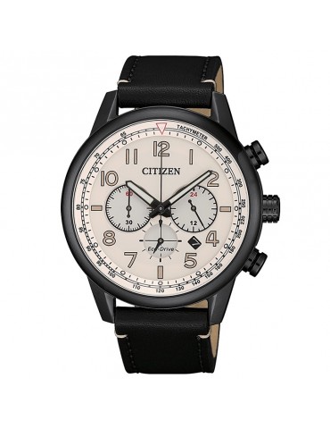 Orologio Citizen Uomo - Military - Crono - 43 mm - Beige - CA442510X