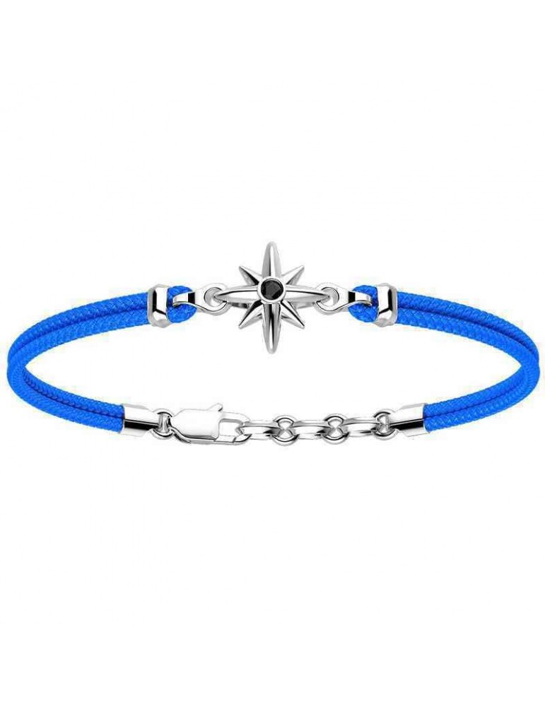 Bracciale Zancan - Regata - Kevlar - Azzurro - Rosa dei Venti-EXB675AZ