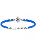 Bracciale Zancan - Regata - Kevlar - Azzurro - Rosa dei Venti-EXB675AZ