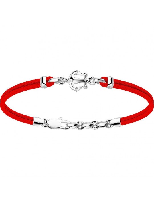 Zancan Men's Bracelet - Regatta - Red Kevlar - Anchor - EXB674RO