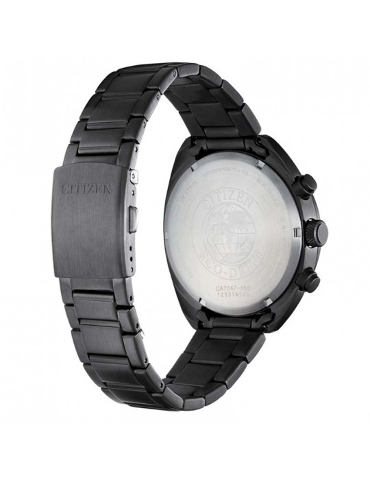 Orologio Citizen Uomo - Metropolitan Crono - 41 mm - Nero - CA704786E
