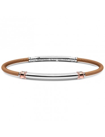 Zancan Bracelet - Spring - Brown - 925% Silver Plate - ESB174MA