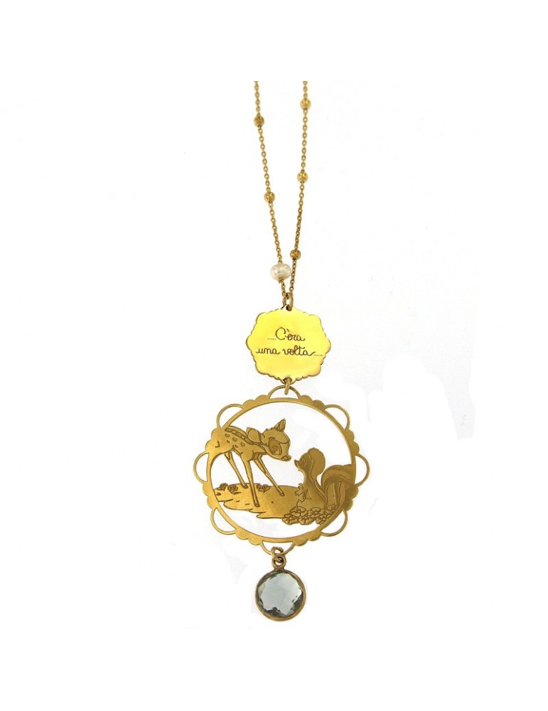 Collana Etnò con Pendente Bambi da Donna - 0