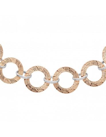 Collana Boccadamo - Magic Circle - Rose Gold-Maglie Circolari-XGR572RS 2