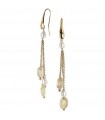 Boccadamo Women's Earrings - Perlamia Pendants in 925% Gold Silver with Pearls and Citrine Quartz