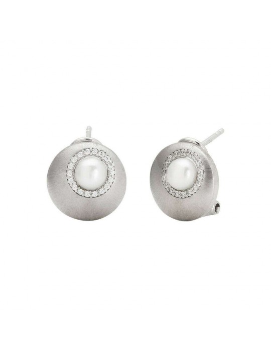 Orecchini Boccadamo Donna- Eclissi - Silver - Perla - Zirconi - OR763P