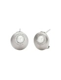 Boccadamo Earrings Woman- Eclipse - Silver - Pearl - Zircons - OR763P