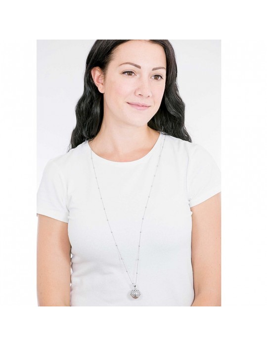 Boccadamo Necklace - AngeloMio - Sound Pendant - Silver - TRGR03B