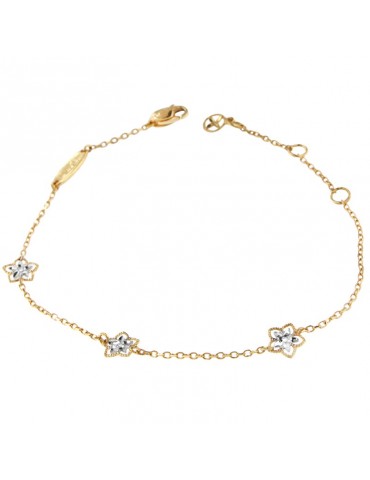 Bracciale Lorenzo Ungari - Le Scintille - Oro Giallo - Fiori - UNG208 2