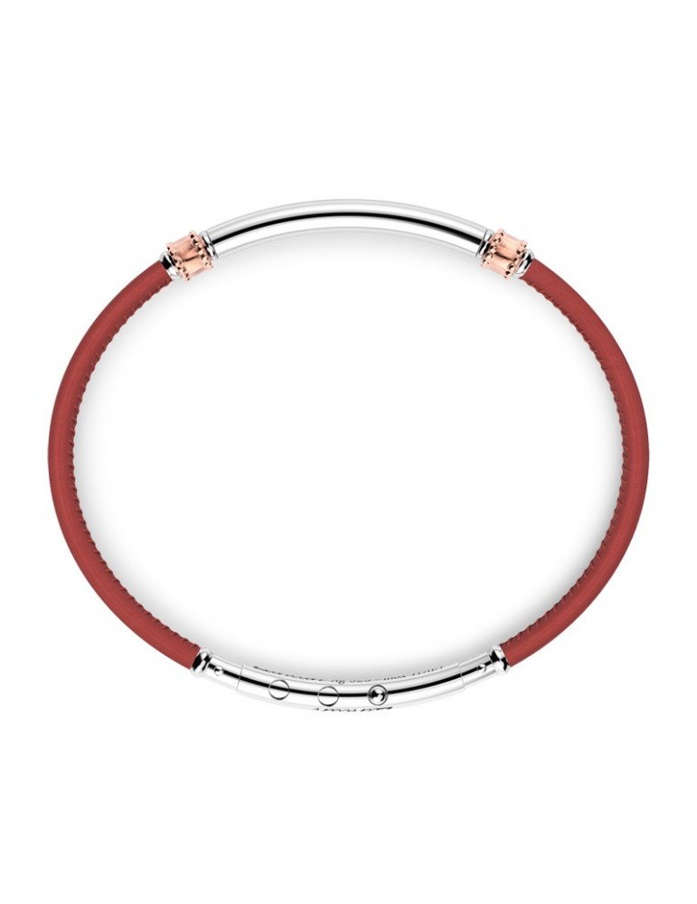 Bracciale Zancan - Spring - Rosso - Targa in Argento 925% - ESB174RO
