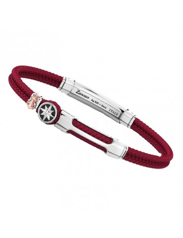 Zancan Bracelet - Regatta - Kevlar - Bordeaux - Wind Rose-ESB267NE