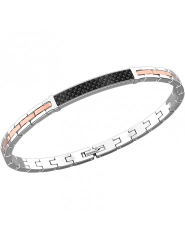Zancan Bracelet - Hi-Teck - Steel - Bicolor - Rosè - Plate - EHB259 2