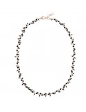 Collana Bronzallure - Variegata - Rosario - Spinelli Neri -WSBZ01899BS