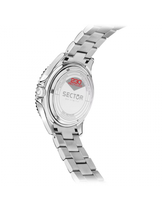 Orologio Sector -230 Recycled- Automatico 43mm Nero Gold - R3223161005