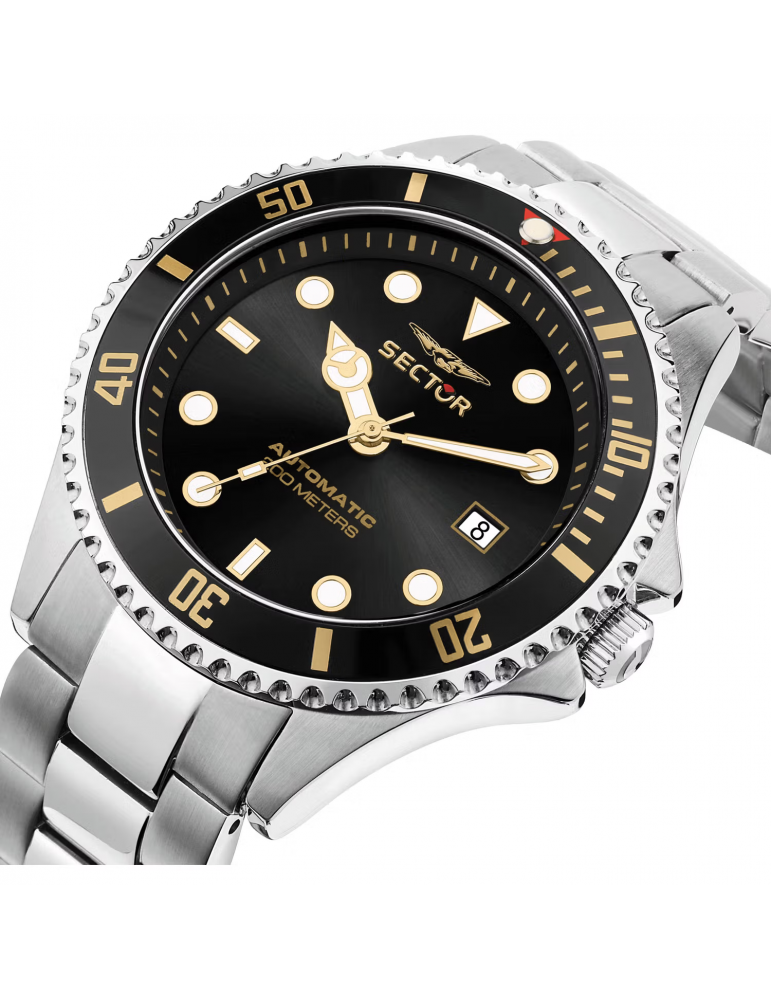 Sector Watch for Men - 230 Recycled Automatic 43mm Black Gold - 0