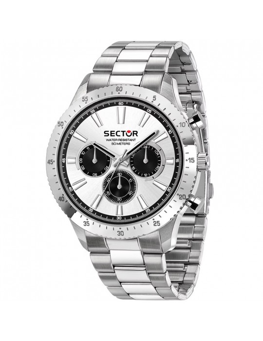 Sector Watch for Men - 270 Multifunction 45mm Silver Black - 0