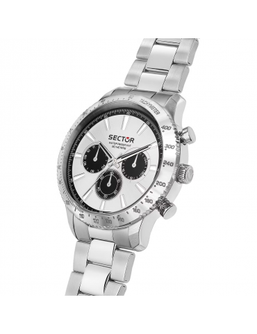 Sector Watch for Men - 270 Multifunction 45mm Silver Black - 0 2