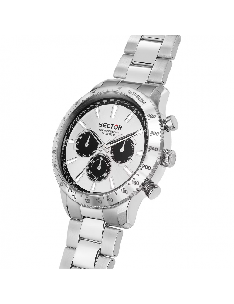 Sector Watch for Men - 270 Multifunction 45mm Silver Black - 0