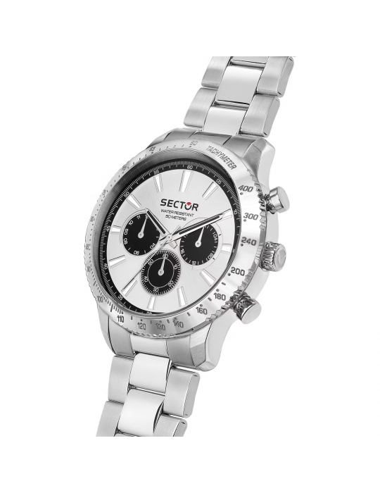 Orologio Sector - 270 Multifunzione - 45mm Argento Nero - R3253578027