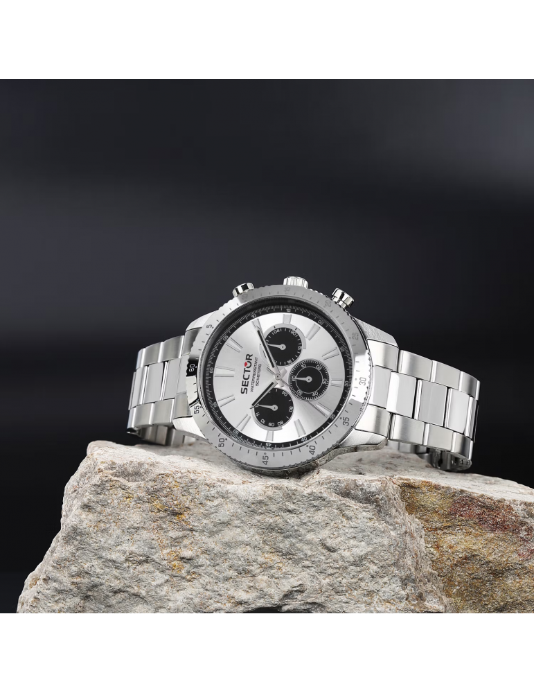 Sector Watch for Men - 270 Multifunction 45mm Silver Black - 0