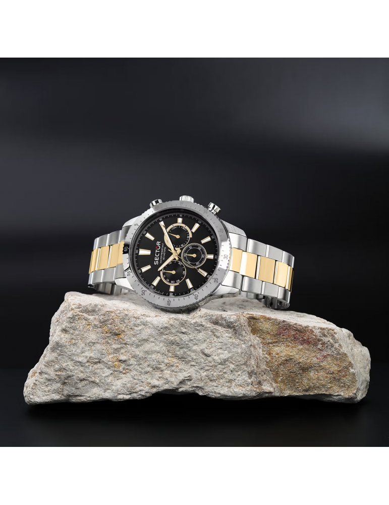 Sector Men's Watch - 270 Multifunction 45mm Black Gold - 0