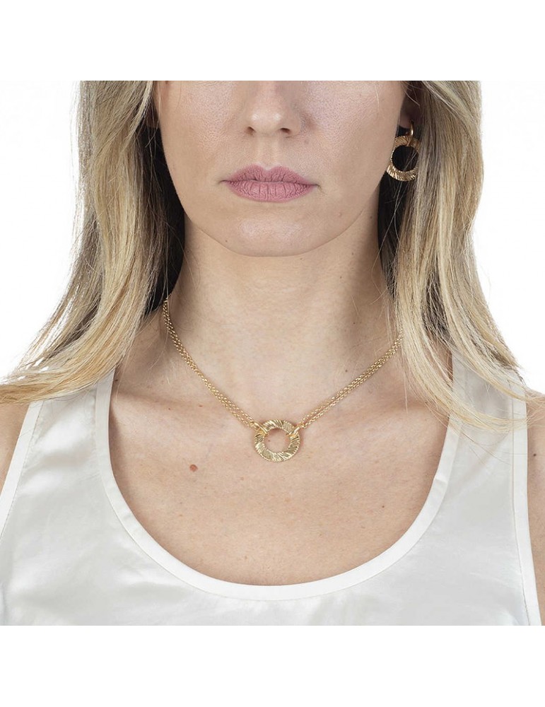 Boccadamo-Magic Circle-Mediterranea-Circular Element Necklace-XGR571D