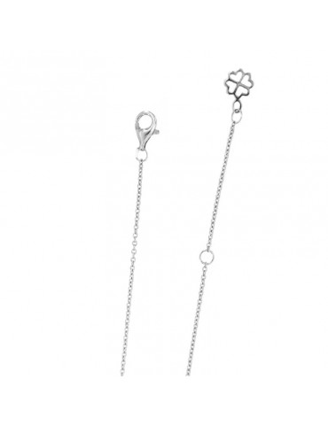 Collana Picca - Croce in Oro Bianco con Diamanti Naturali - 0 2