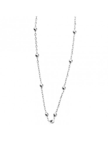 Boccadamo Necklace - Je Suis - Rhodium Bronze - Spheres -XGR111
