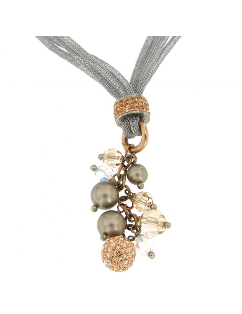 Boccadamo Necklace - Mediterranean Line - Cluster Pendant -XGR033CH