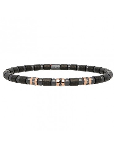 Bracciale Roberto Demeglio - Carbonio - Ceramica - Diamanti Neri - 9C4N3DNOR1