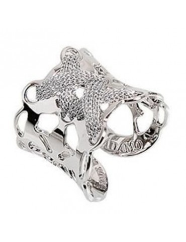 Anello Boccadamo - Svasato - Corsetto - Lamè Argentato - XAN035