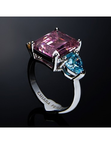 Anello Chiara Ferragni - Princess Rainbow - Zirconi Colorati - J19AVS06010