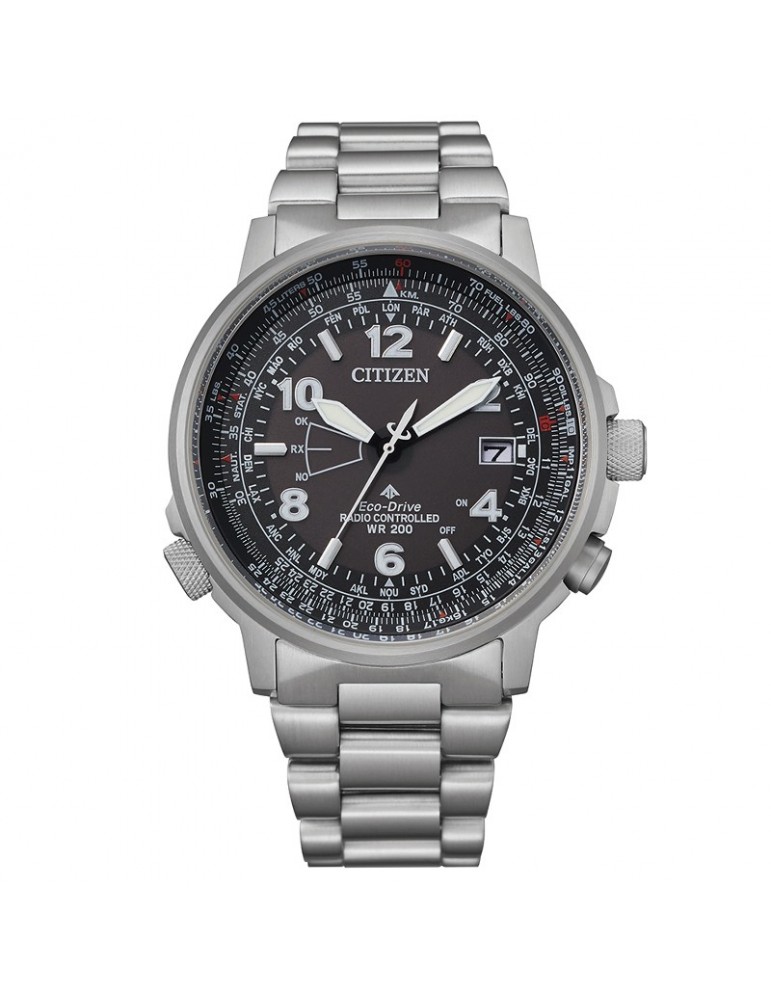 Orologio Citizen Uomo - Radiocontrollato - 43 mm - Nero - CB024088E