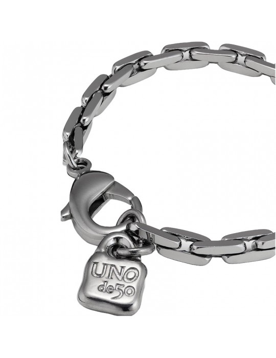 Uno de 50 Bracelet - Mercury - Chain - Size L - PUL1877NGR0000L