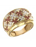 Anello Lorenzo Ungari - Polvere di Stelle - Fascia - Oro - Zirconi