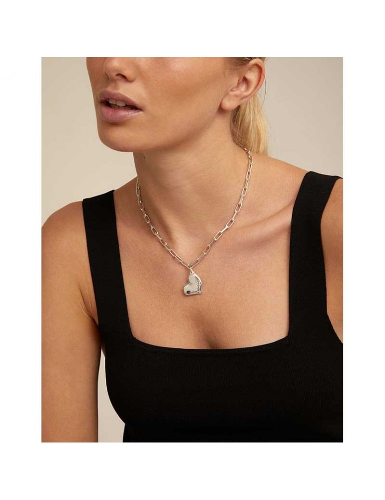 Necklace Uno de 50 - Emotions - HeartBeat - Heart - COL1669MTL0000U