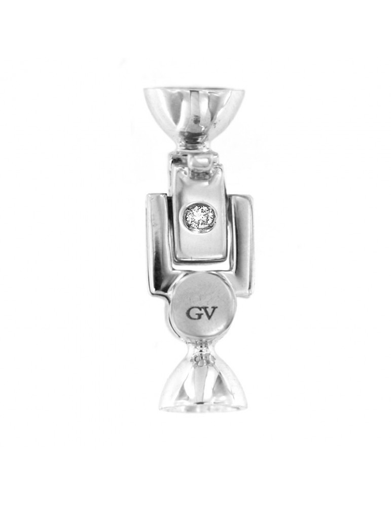 Chiusura Giorgio Visconti con Diamanti per Bracciale da Donna - 0
