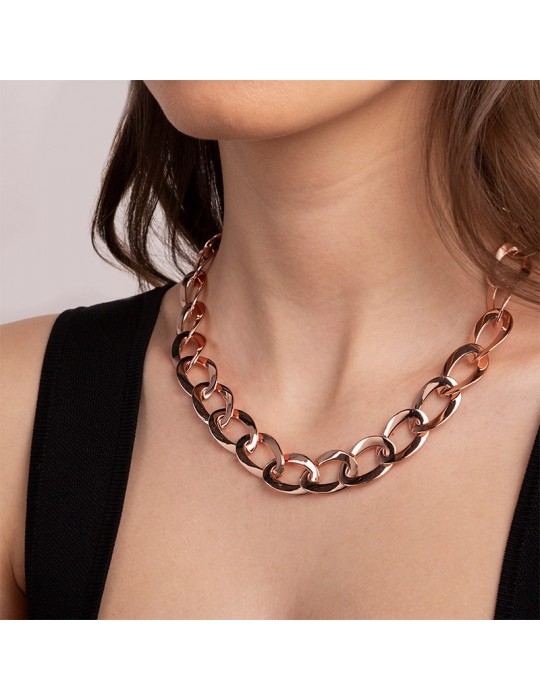Collana Bronzallure - Altissima-Catena Ovale-Estensore-WSBZ01941RSHORT