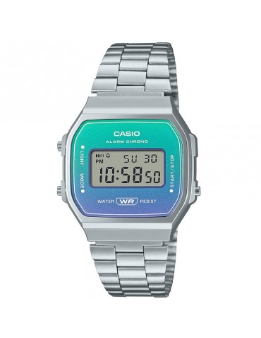 Casio Watch - Vintage - Time and Date - 36 mm - Green-Blue-A168WER2AEF