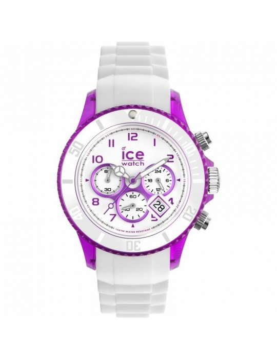 Ice Watch-Chrono Party-Chronograph-White-43mm-Purple-CHWPEUS13