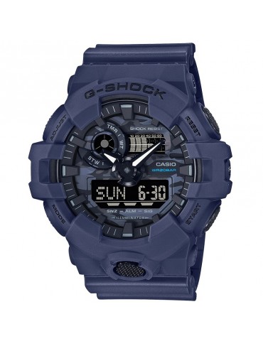 Casio Watch - G-Shock - Multifunction - 53 mm - Blue - GA700CA2AER