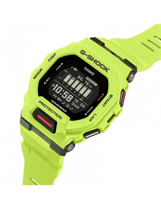 Casio watch - G-Squad -Multifunction-45mm-Green-Bluetooth-GBD2009ER