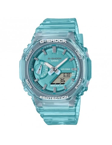 Casio Watch - G-Shock - Multifunction - 43 mm-Celeste-GMAS2100SK2AER