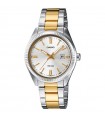 Casio Unisex Watch - Collection Time and Date 30 mm Gold and Silver