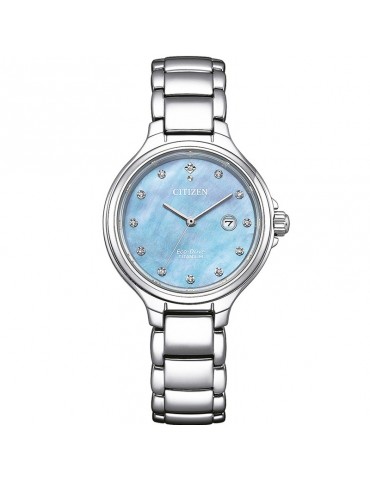 Orologio Citizen - Eco-Drive 32mm - Madreperla Azzurra - Diamanti - EW268084N