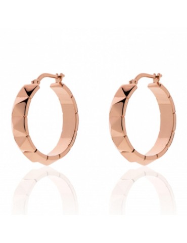 Orecchini Unoaerre - Classica -Bronzo-Piramidi-Rose Gold-EXO44199R-1AR